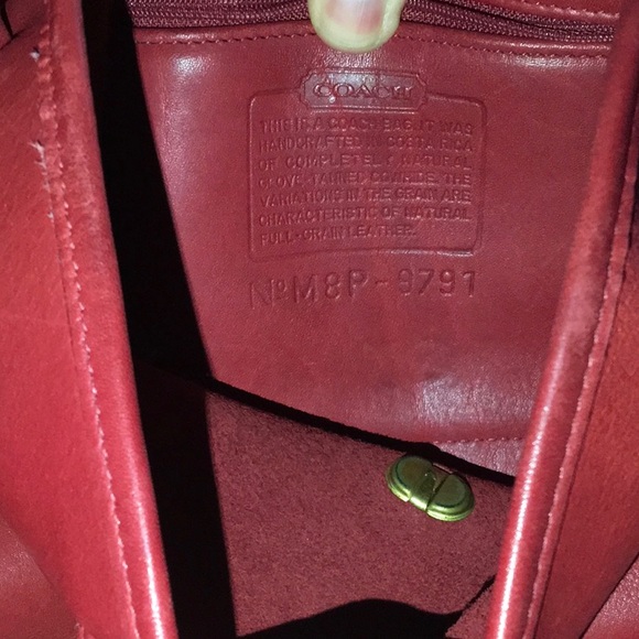 Coach red backpack - Picture 5 of 5